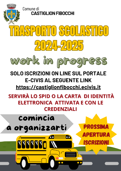 Trasporto scolastico 2024/2025 work in progress