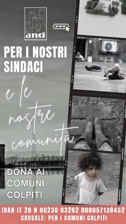 Donazioni per i comuni dell'Emilia Romagna