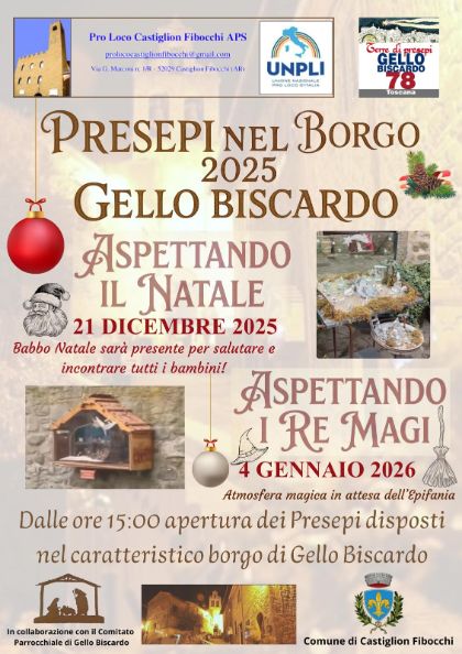 Presepi nel Borgo di Gello Biscardo