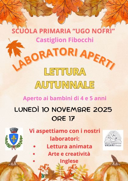Laboratori aperti scuola Ugo Nofri Castiglion Fibocchi