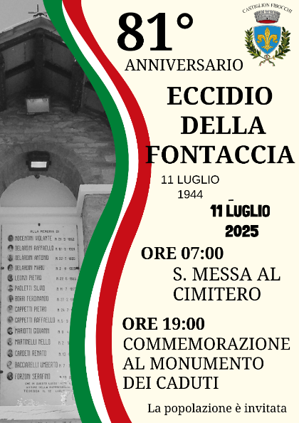 81° Anniversario Eccidio della Fontaccia 81° Anniversario Eccidio della Fontaccia