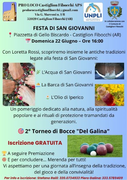 Festa di San Giovanni Festa di San Giovanni