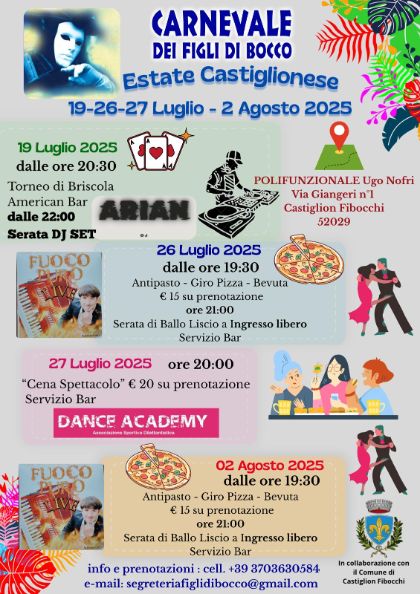 Estate castiglionese del Carnevale dei Figli di Bocco Estate castiglionese del Carnevale dei Figli di Bocco