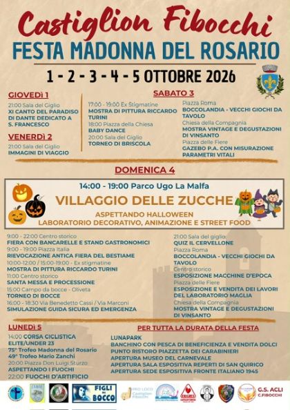 Festa della Madonna del Rosario 2026