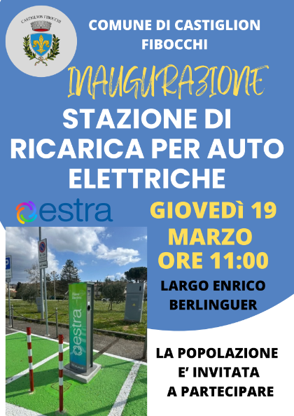 Mobilità elettrica - Inaugurazione stazione di ricarica 