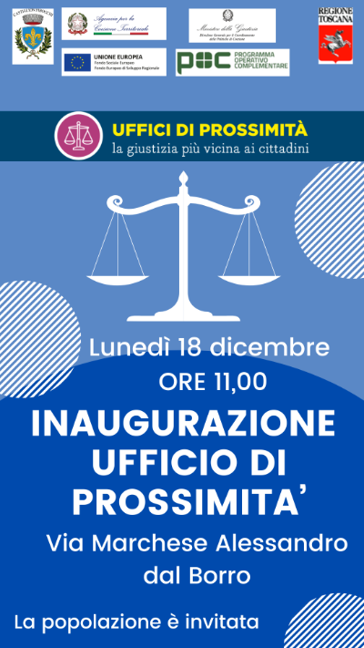 inaugurazione ufficio di Prossimità