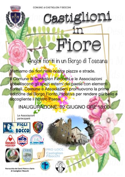 CastiglioNInfiore Angoli fioriti in un borgo di Toscana