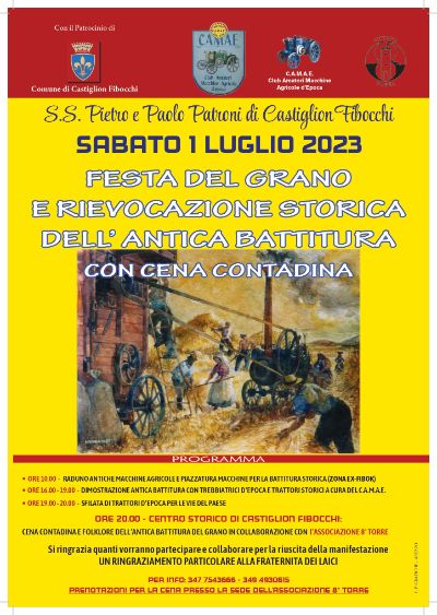 Rievocazione storica Antica Battitura del Grano