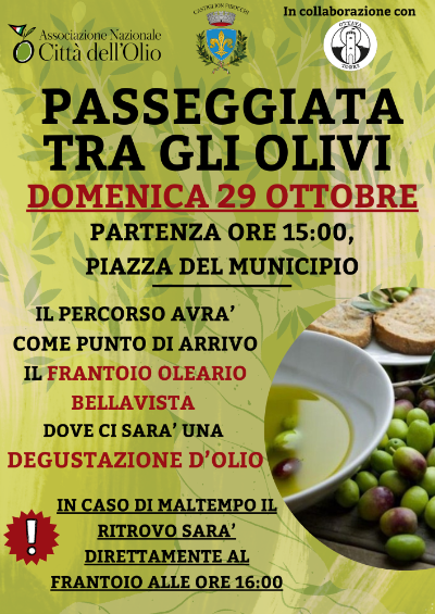 Camminata tra gli olivi 29/10