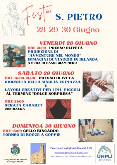 Locandina evento Festa S. Pietro