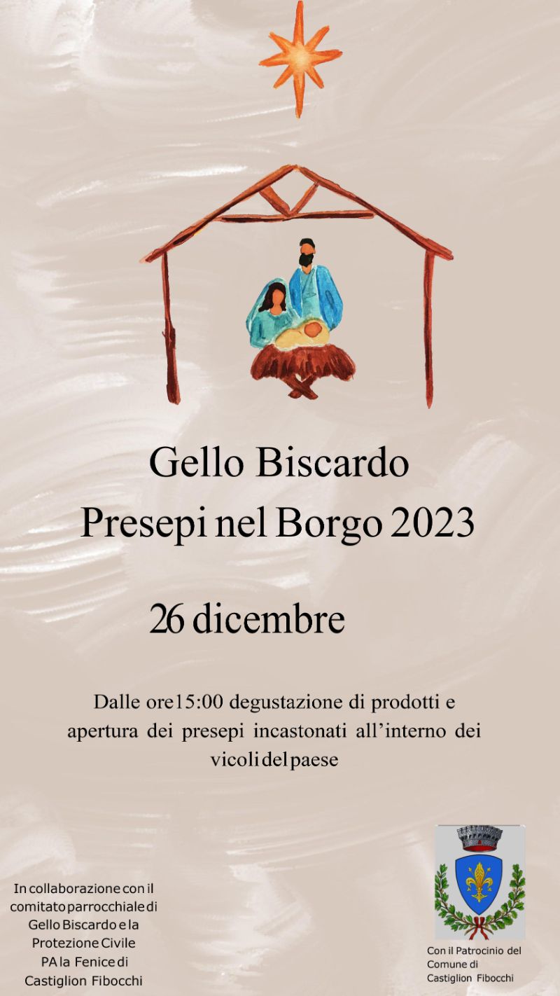 Presepi nel Borgo di Gello Biscardo