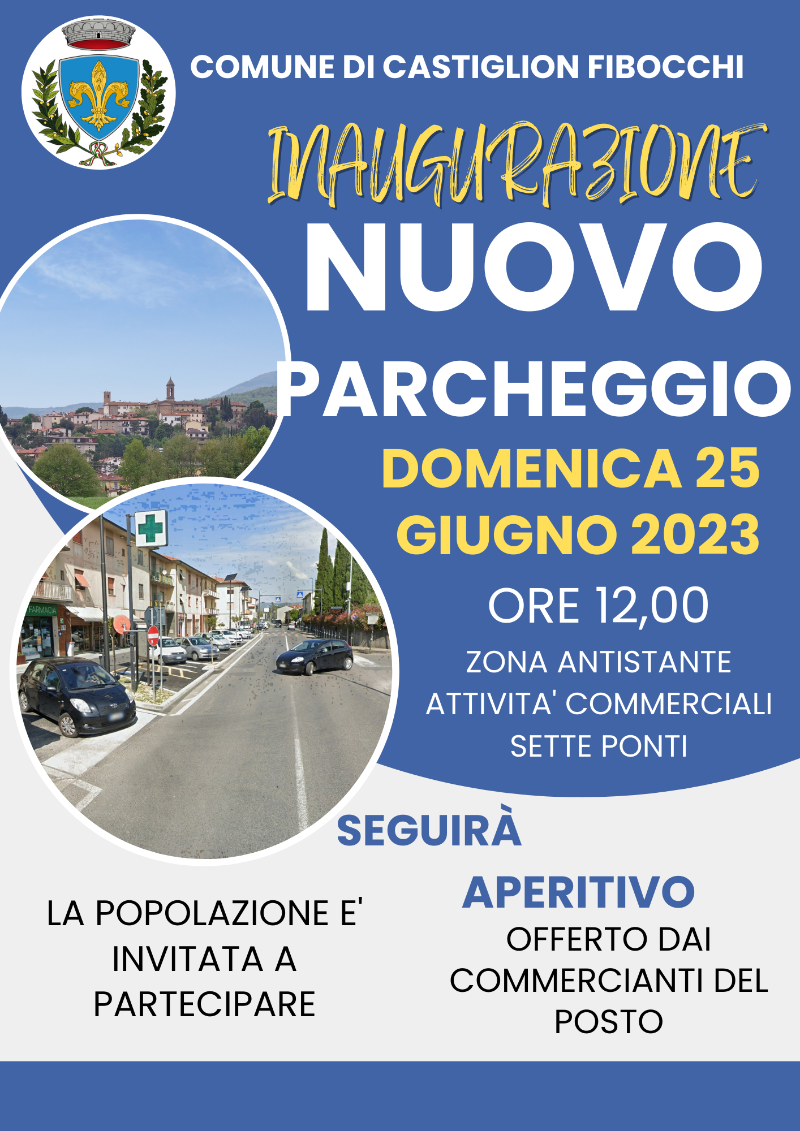 inaugurazione nuovo parcheggio Sette Ponti