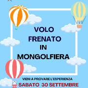 VOLANTINO VOLO MONGOLFIERE