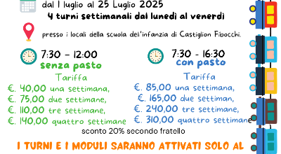 Locandina Centri estivi 2025