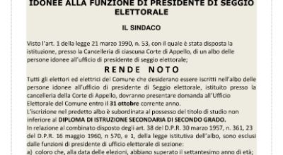 manifesto presidenti seggio 2023 manifesto presidenti seggio 2023