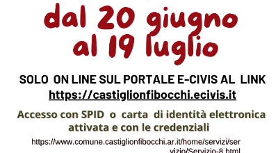 Apertura iscrizioni trasporto scolastico 2025-2026