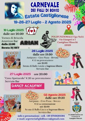 Eventi Carnevale dei Figli di Bocco